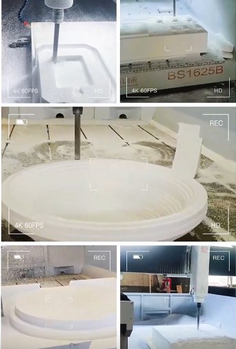 晨燦機械BS泡沫加工中心展示