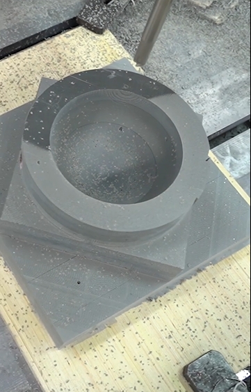 SF1222 打樣客戶提供的模具圖紙，客戶現場測量精度