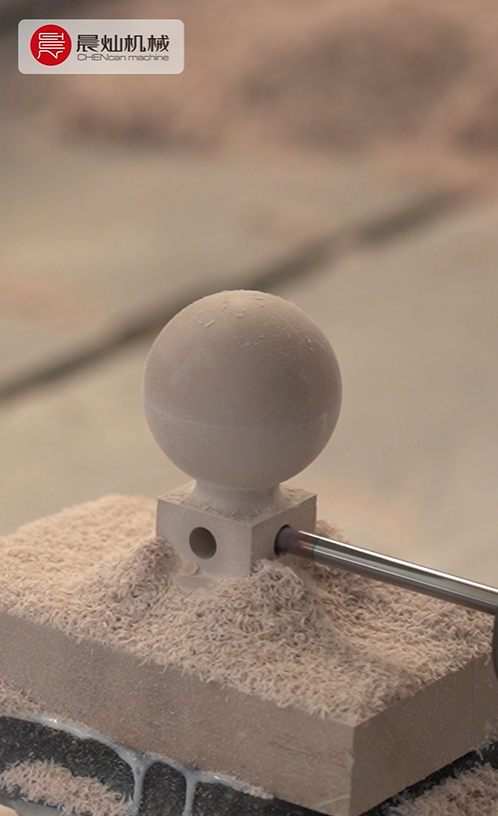 晨燦機(jī)械SF3040T-5S五軸加工代木圓球