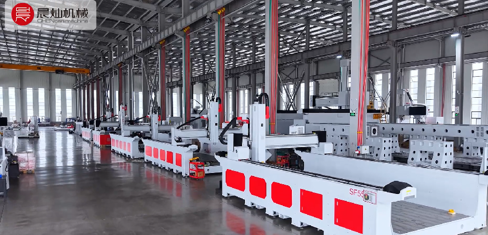 晨燦SF木模加工中心火熱安裝！多臺(tái)訂單見(jiàn)證高效智造實(shí)力
