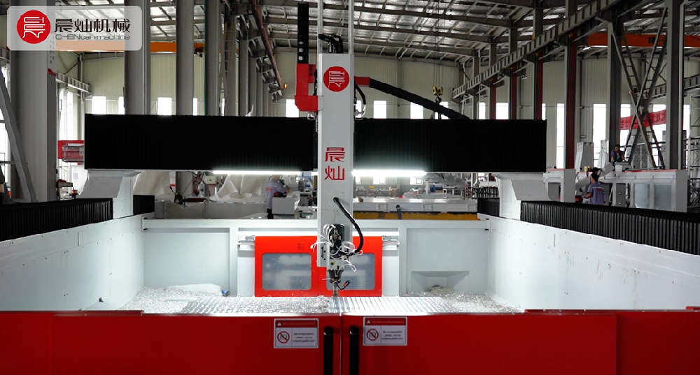 多工件兼容！晨燦BS3525-4S自銑鋁臺面，光潔度一步到位