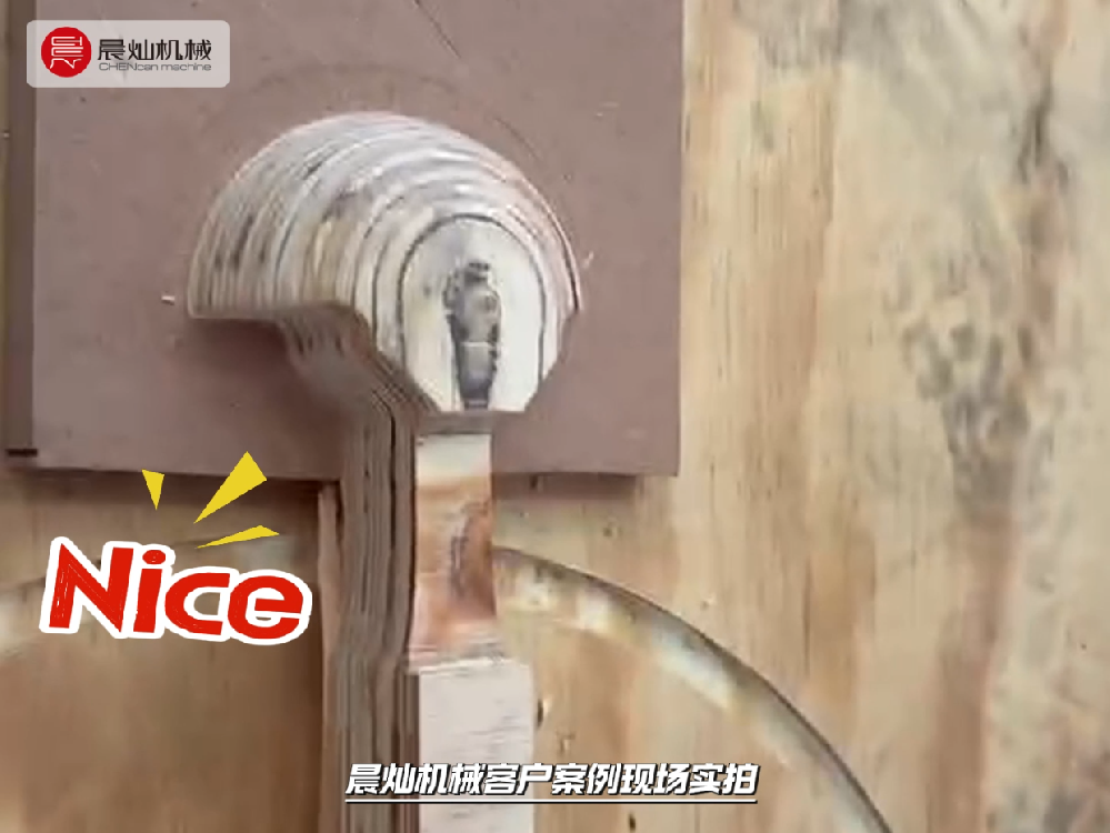 晨燦SF三軸木模加工中心，海外客戶直呼Nice，品質(zhì)杠杠的！