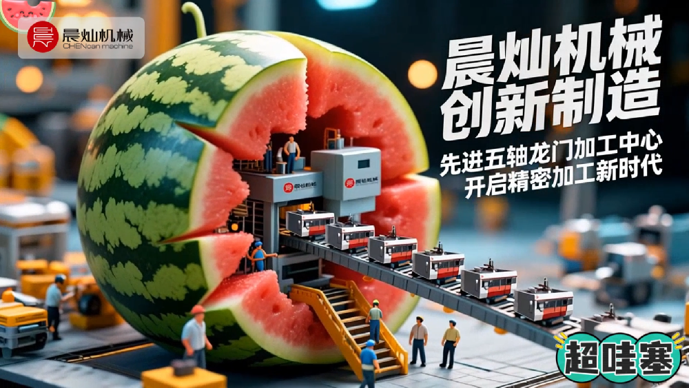 一眼驚艷！晨燦機械加工中心顏值在線，智造氣場拉滿！